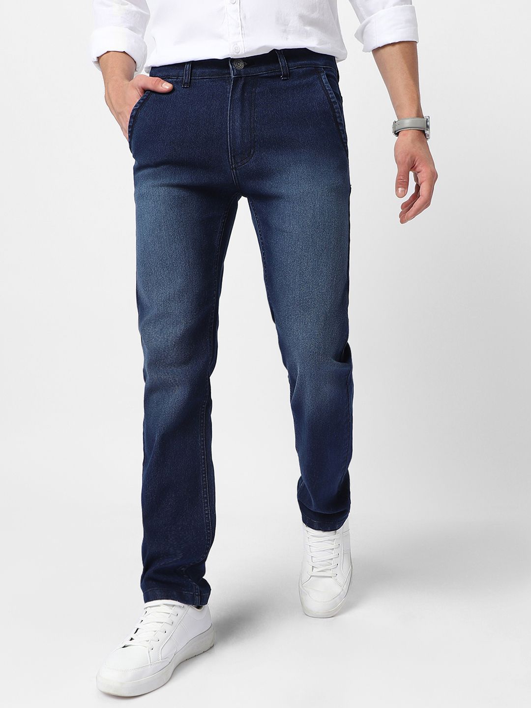 Urbano Fashion Men Regular Fit Washed Stretchable Jeans