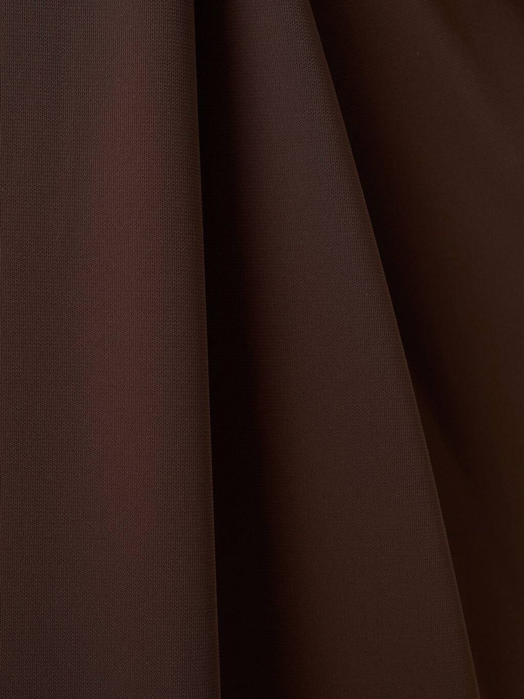 Choker Neck Gathered A-Line Midi Dress