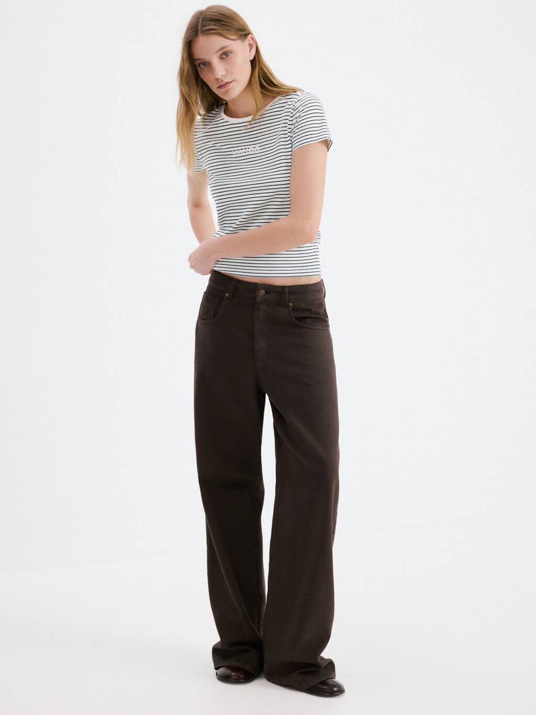 Striped Pure Cotton T-shirt