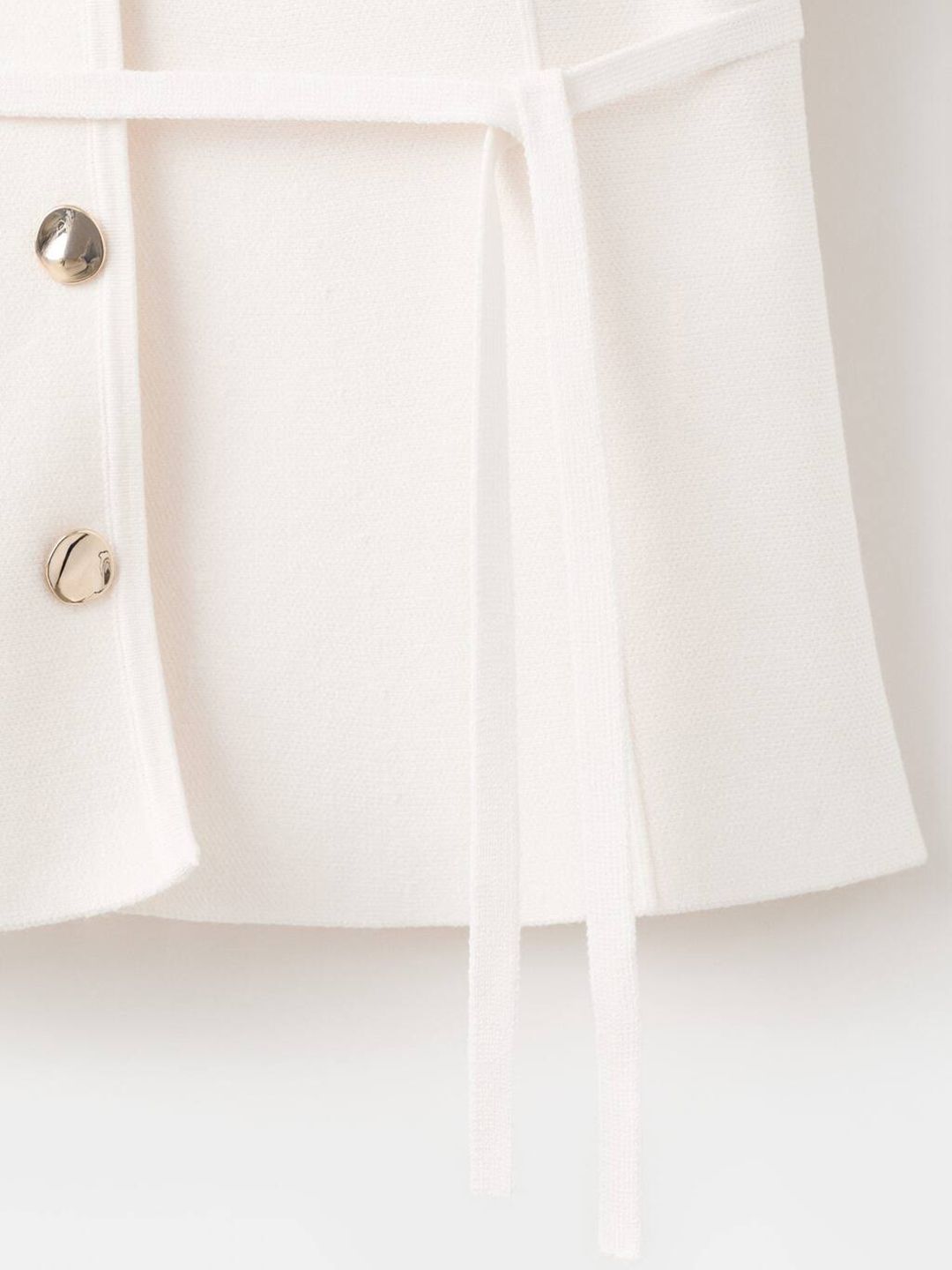 Waist Tie-Up Shirt Style Top