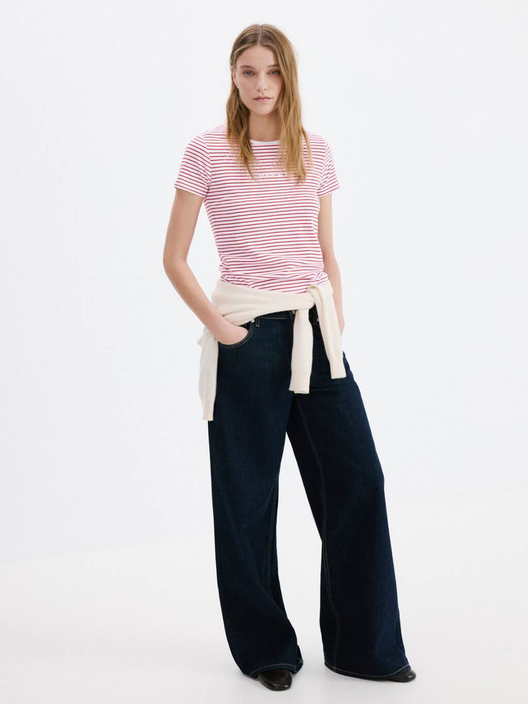 Striped Pure Cotton T-shirt