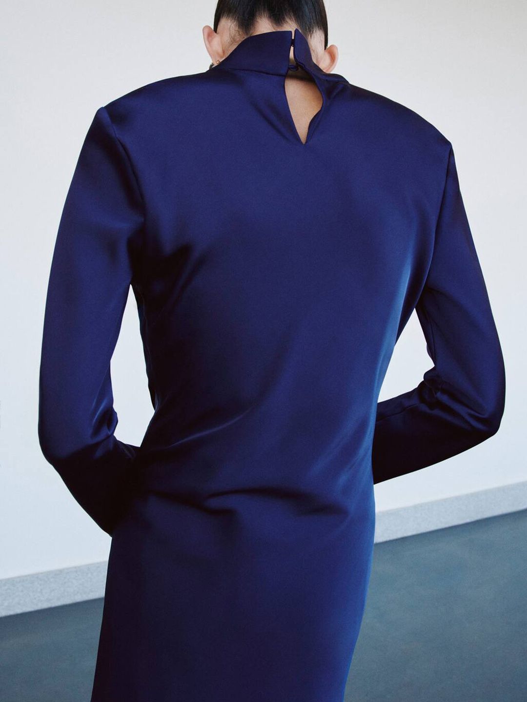 A-Line Mini Dress with Pleated Details