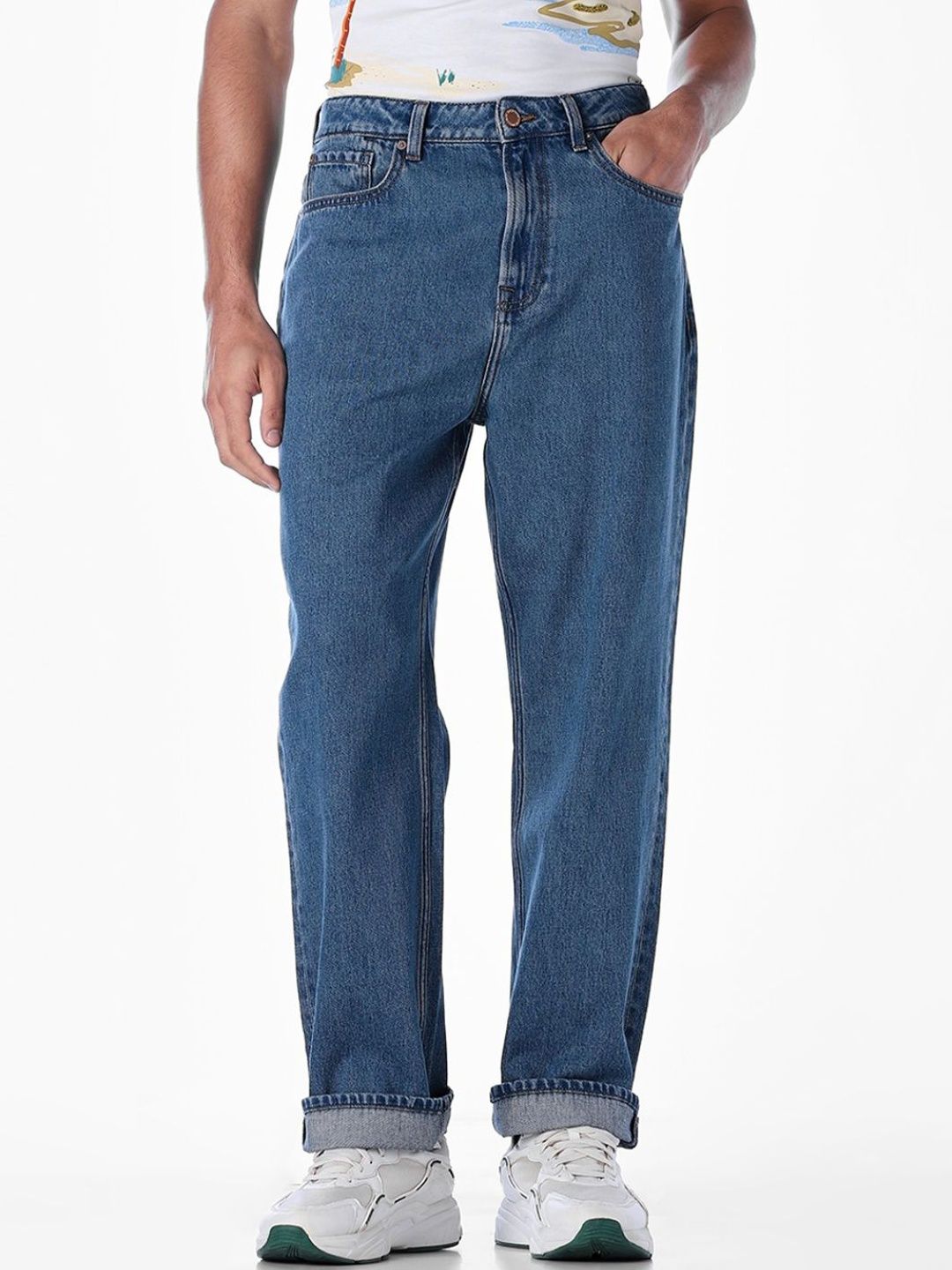 Wide Leg High-Rise Jeans