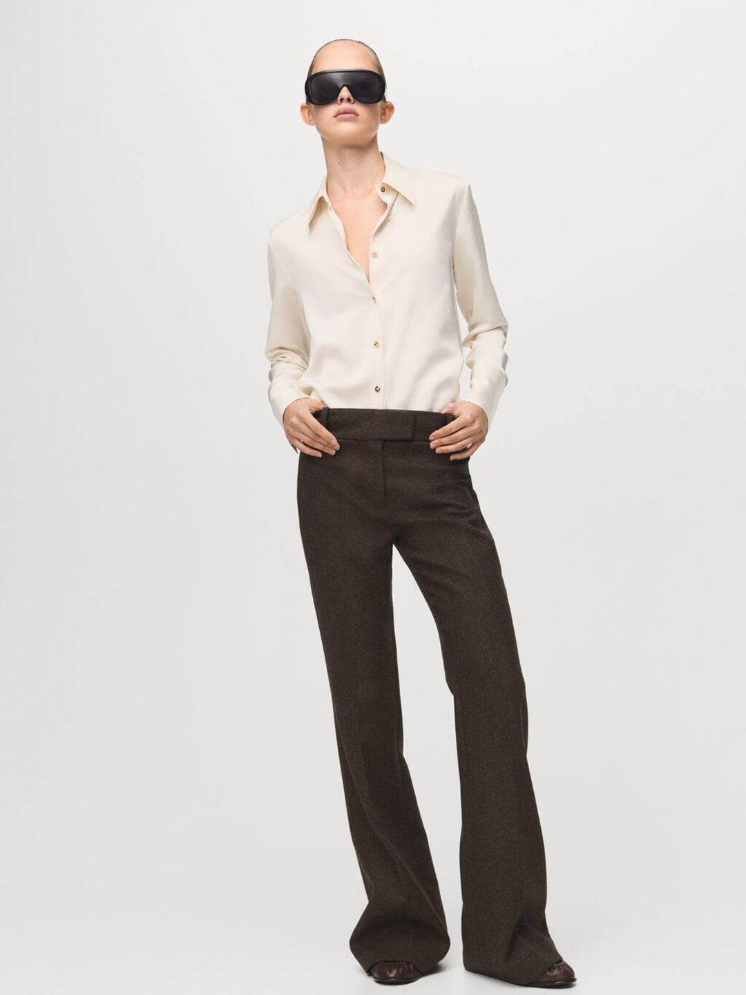 Casual Shirt with Gold Buttons