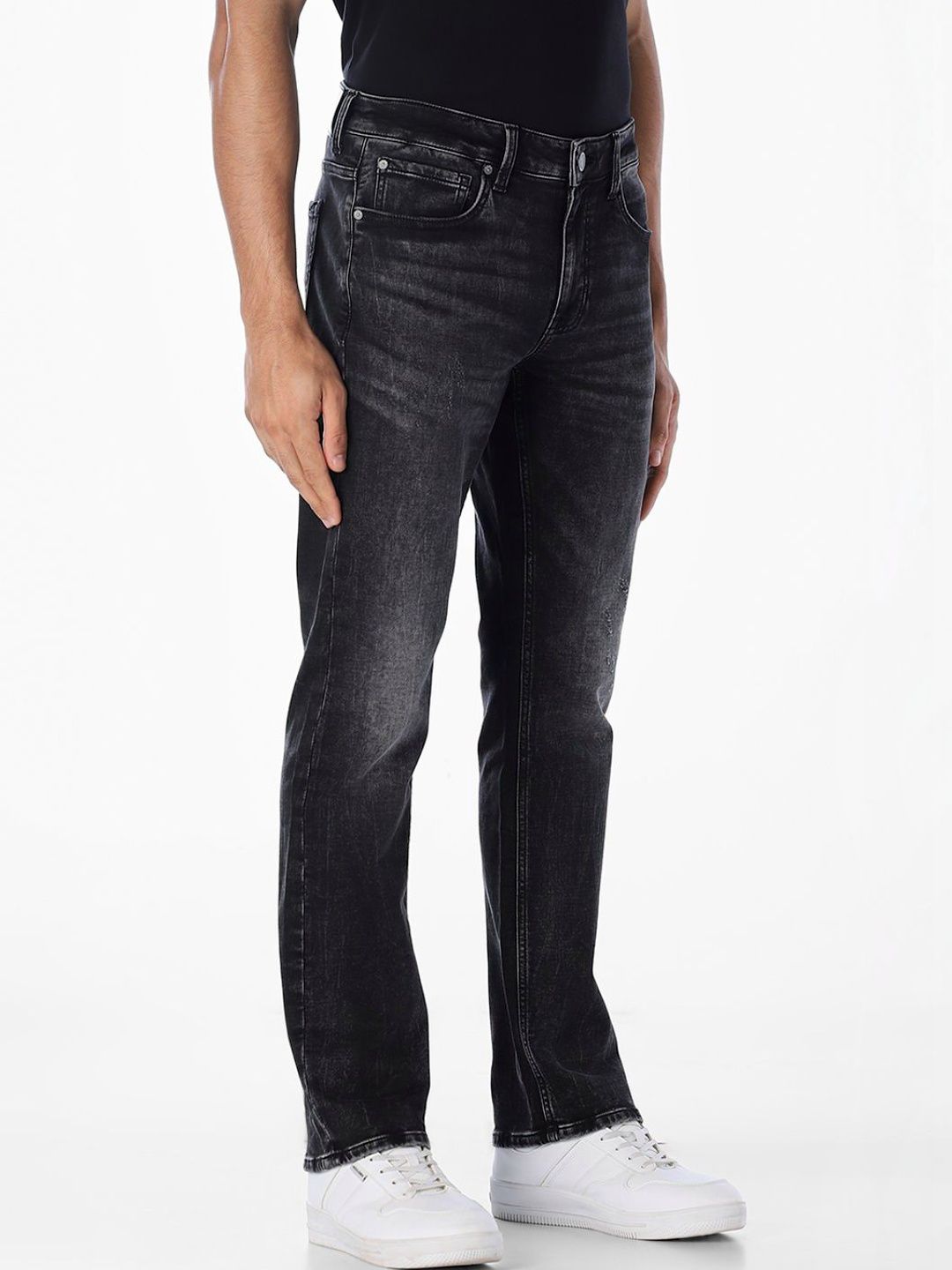 Clark Regular Fit Low-Rise Light Fade Stretchable Jeans