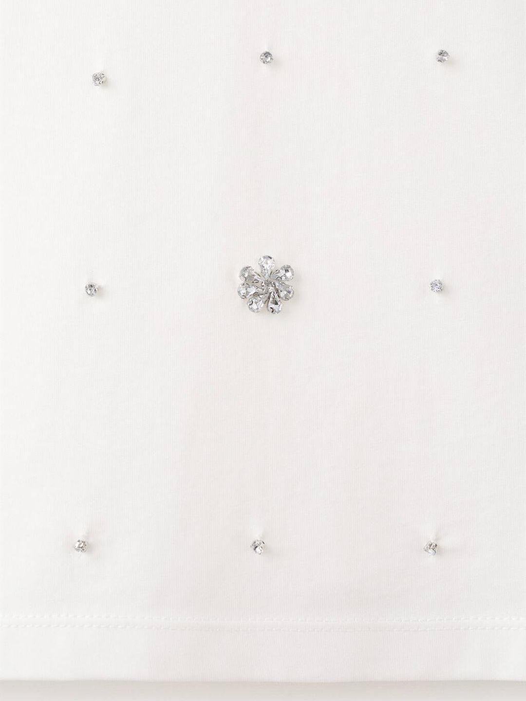 Embellished Pure Cotton T-shirt