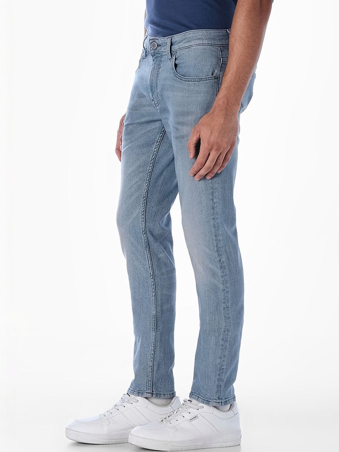 Slim Fit Low-Rise Light Fade Stretchable Jeans