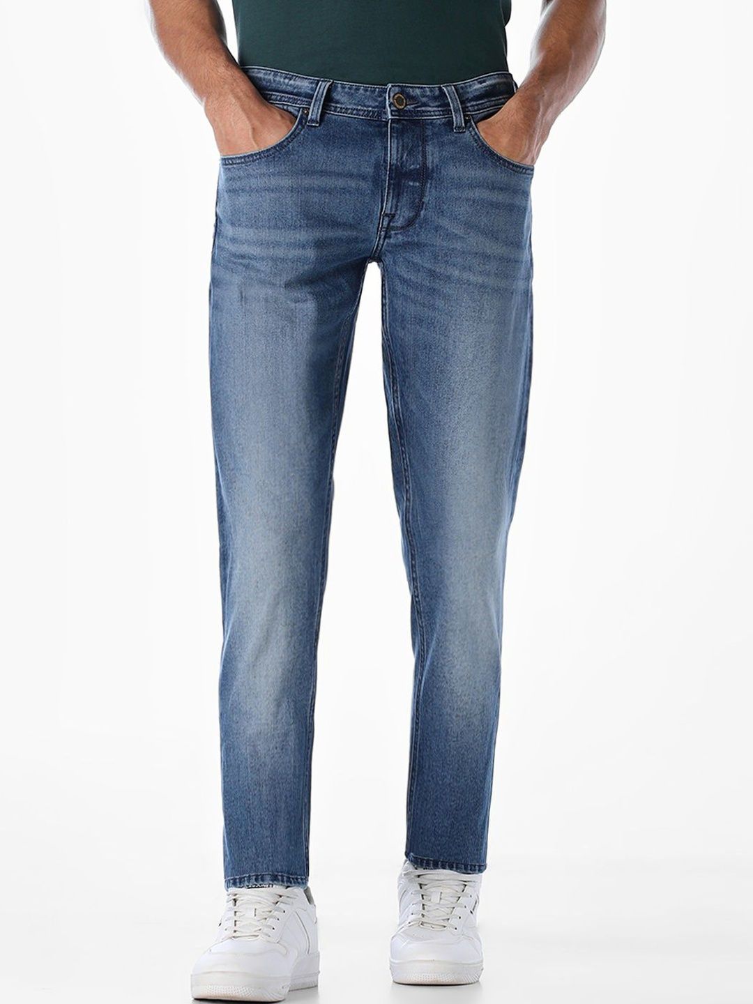 Slim Fit Low-Rise Light Fade Stretchable Jeans