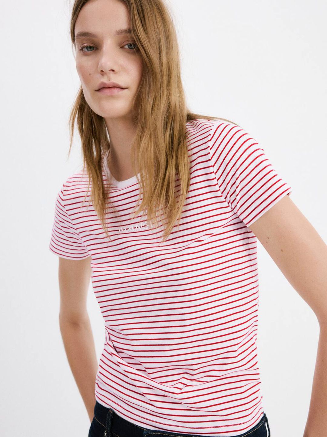 Striped Pure Cotton T-shirt