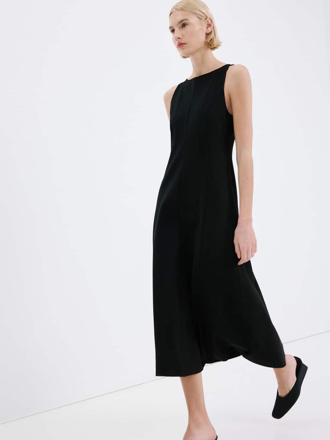 A-Line Midi Dress