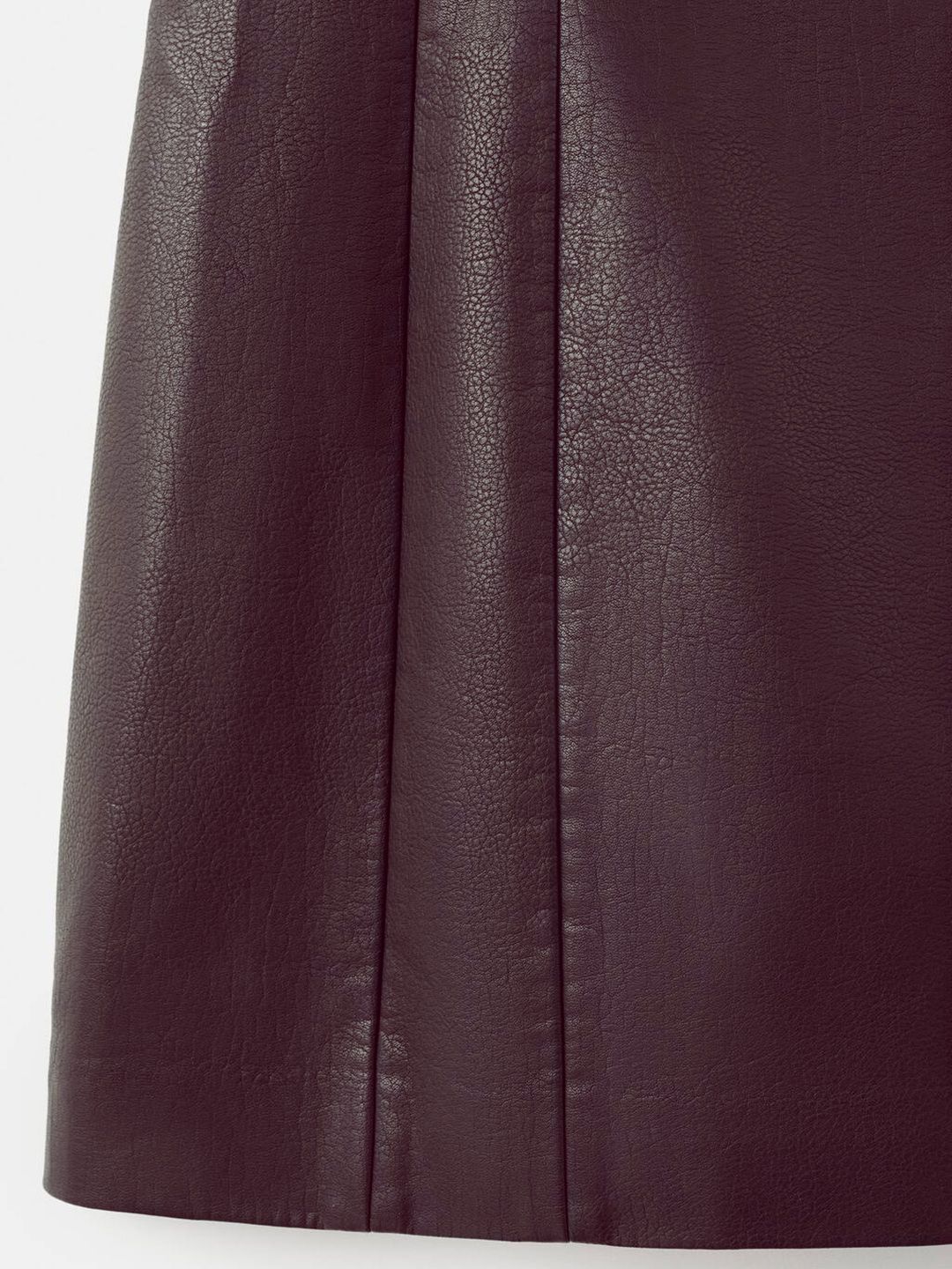 Faux Leather Coated Bandeau Mini Dress