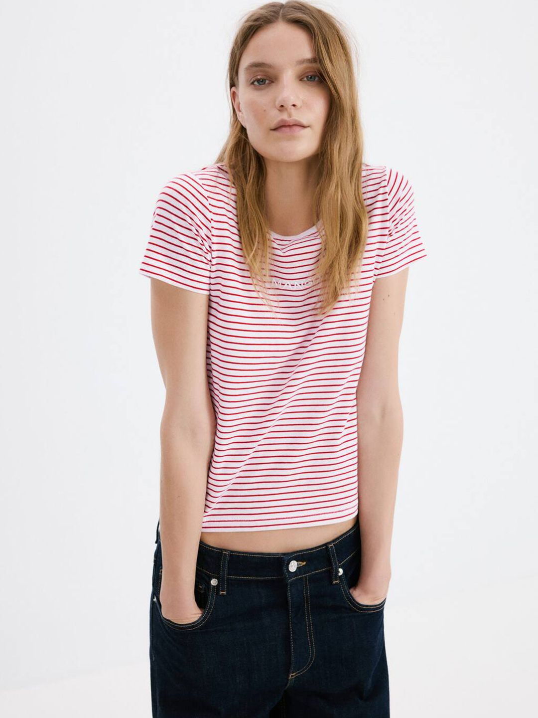 Striped Pure Cotton T-shirt
