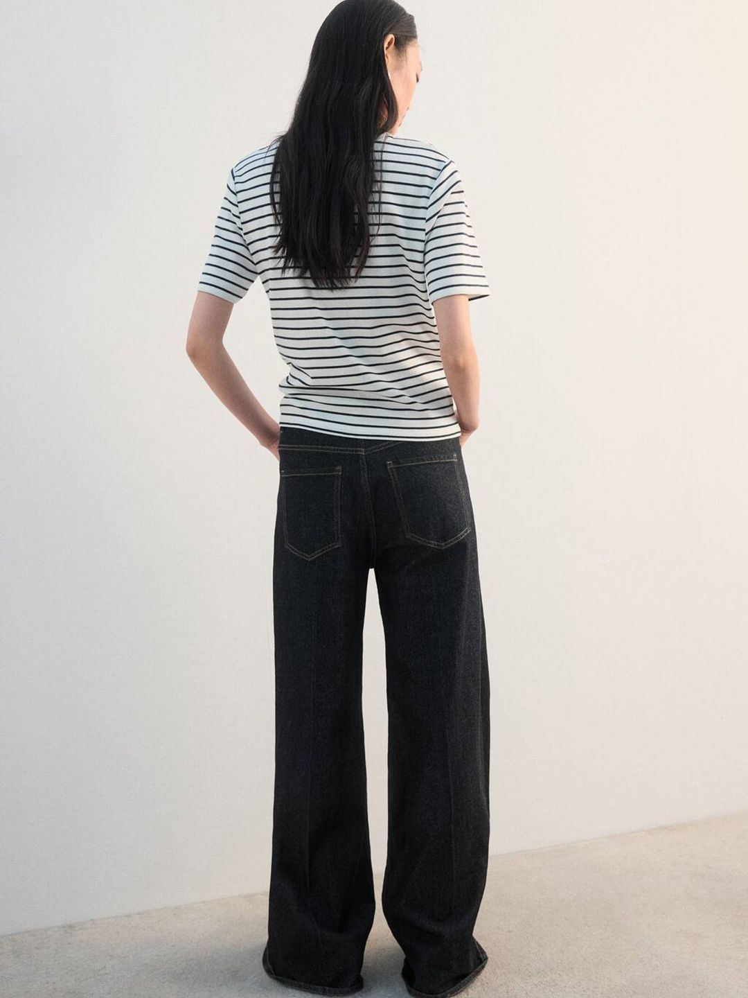 Striped Pure Cotton T-shirt