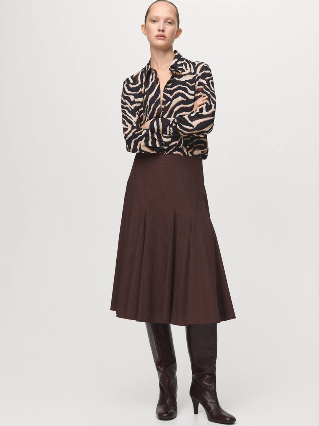 Animal Printed Casual Shirt