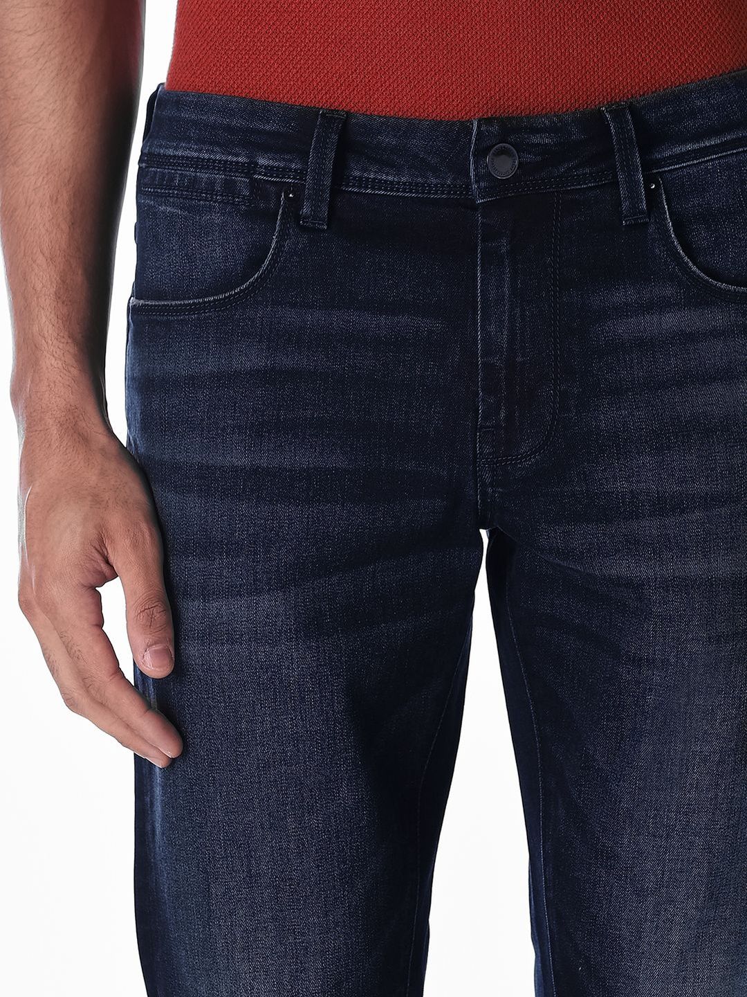 Slim Fit Low-Rise Light Fade Stretchable Jeans