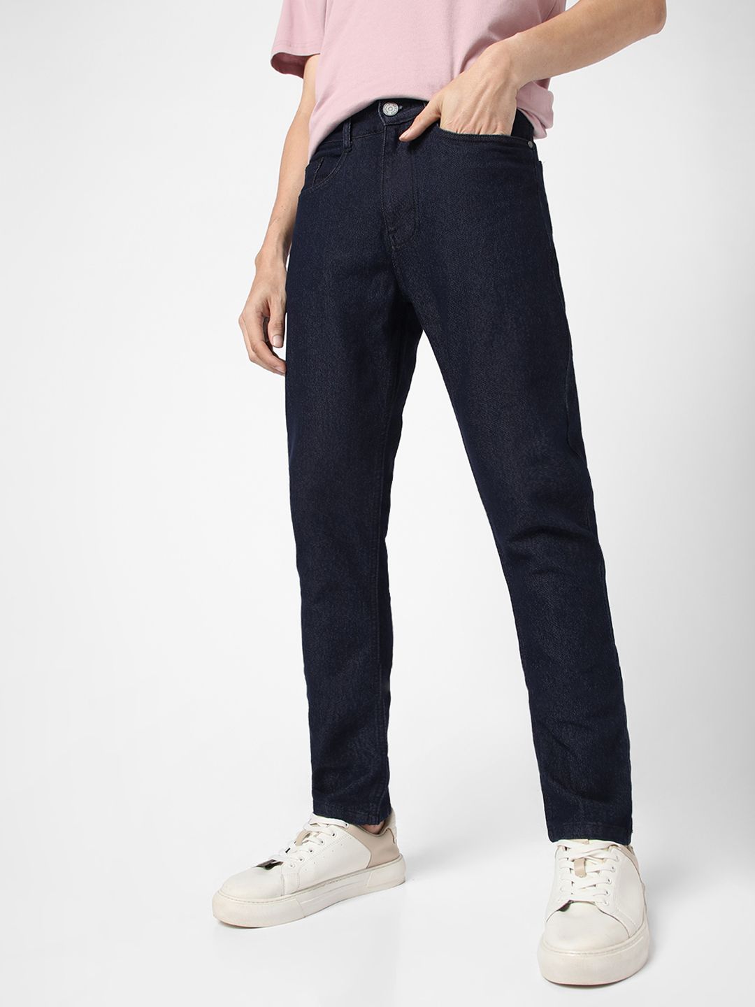 Urbano Fashion Men Blue Slim Fit Mid-Rise Clean Look Stretchable Jeans