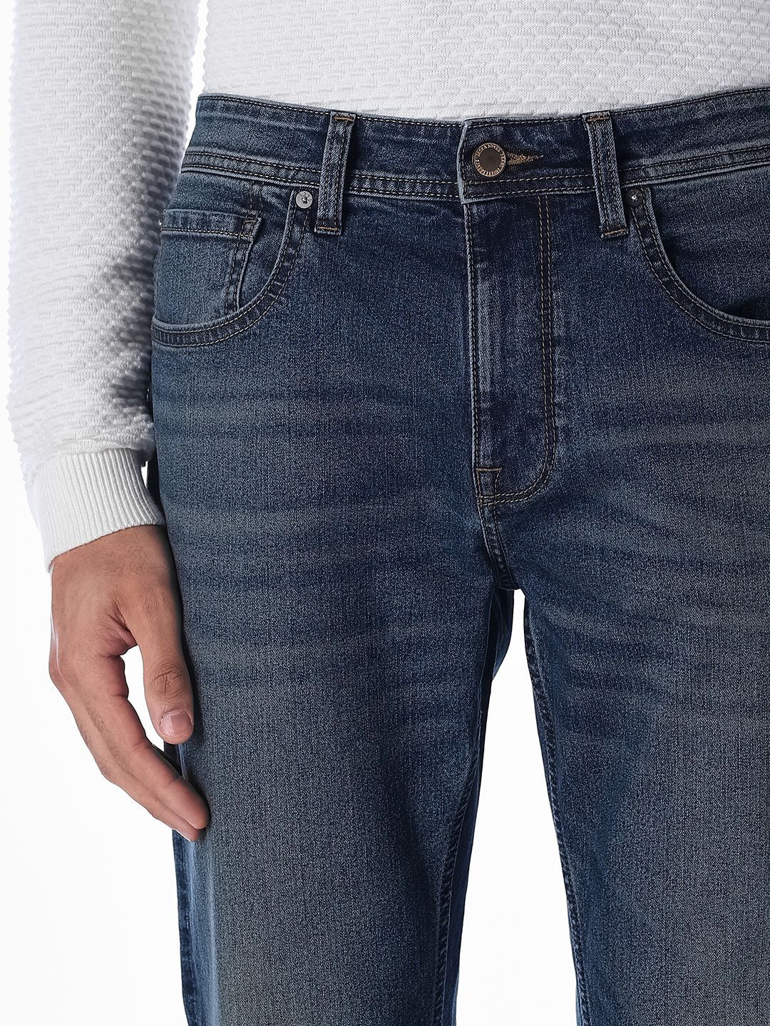 Bootcut High-Rise Light Fade Stretchable Jeans