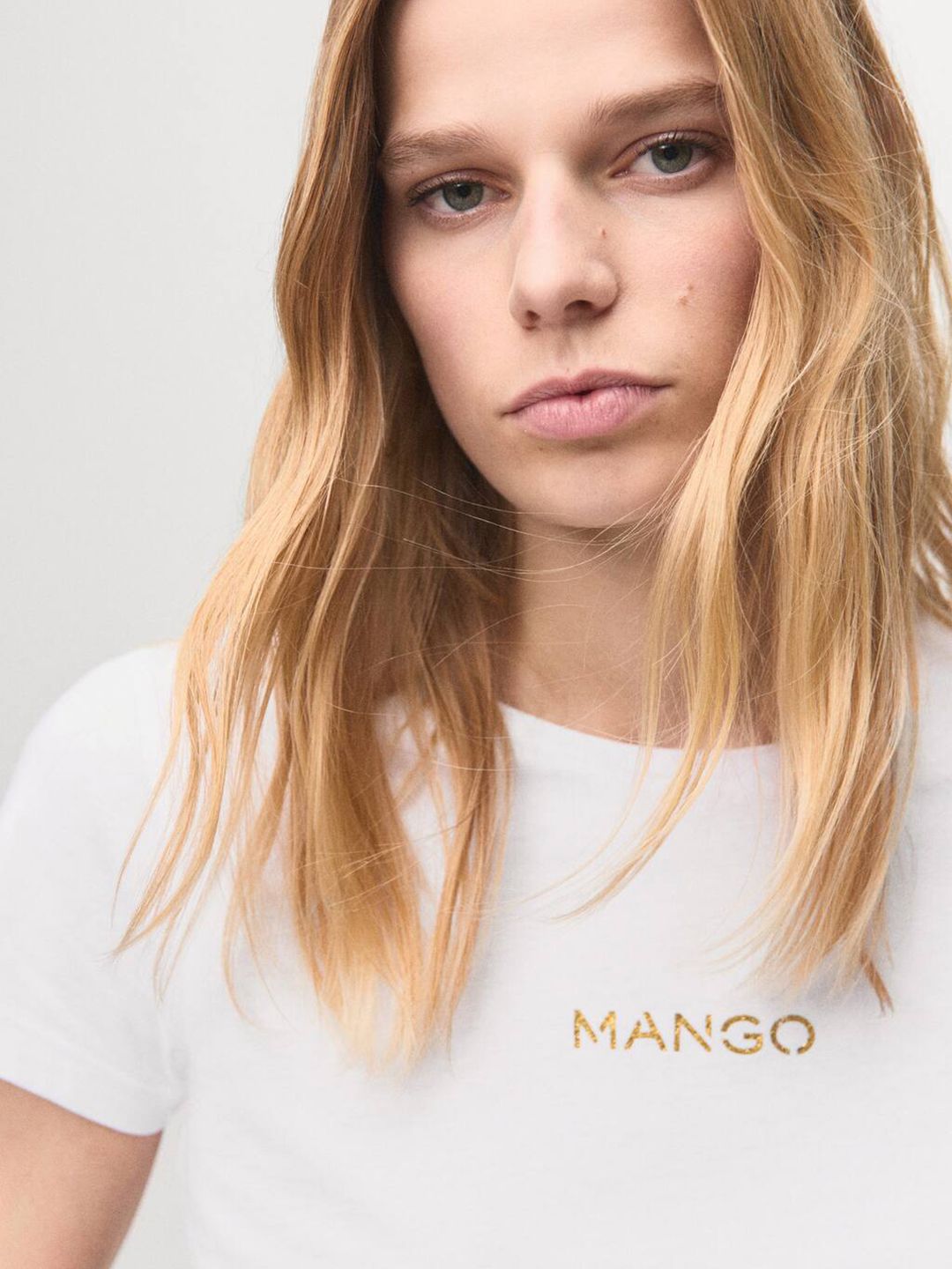 Brand Logo Printed Pure Cotton T-shirt