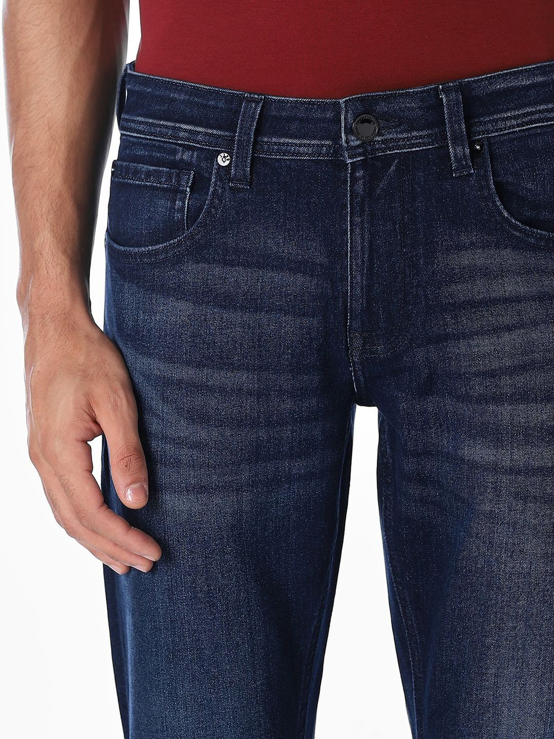 Slim Fit Low-Rise Light Fade Stretchable Jeans