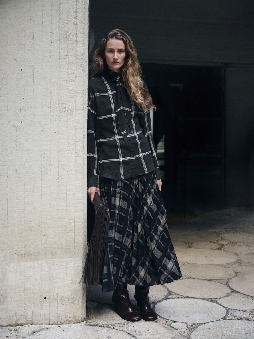 Checked Relaxed Casual Shirt