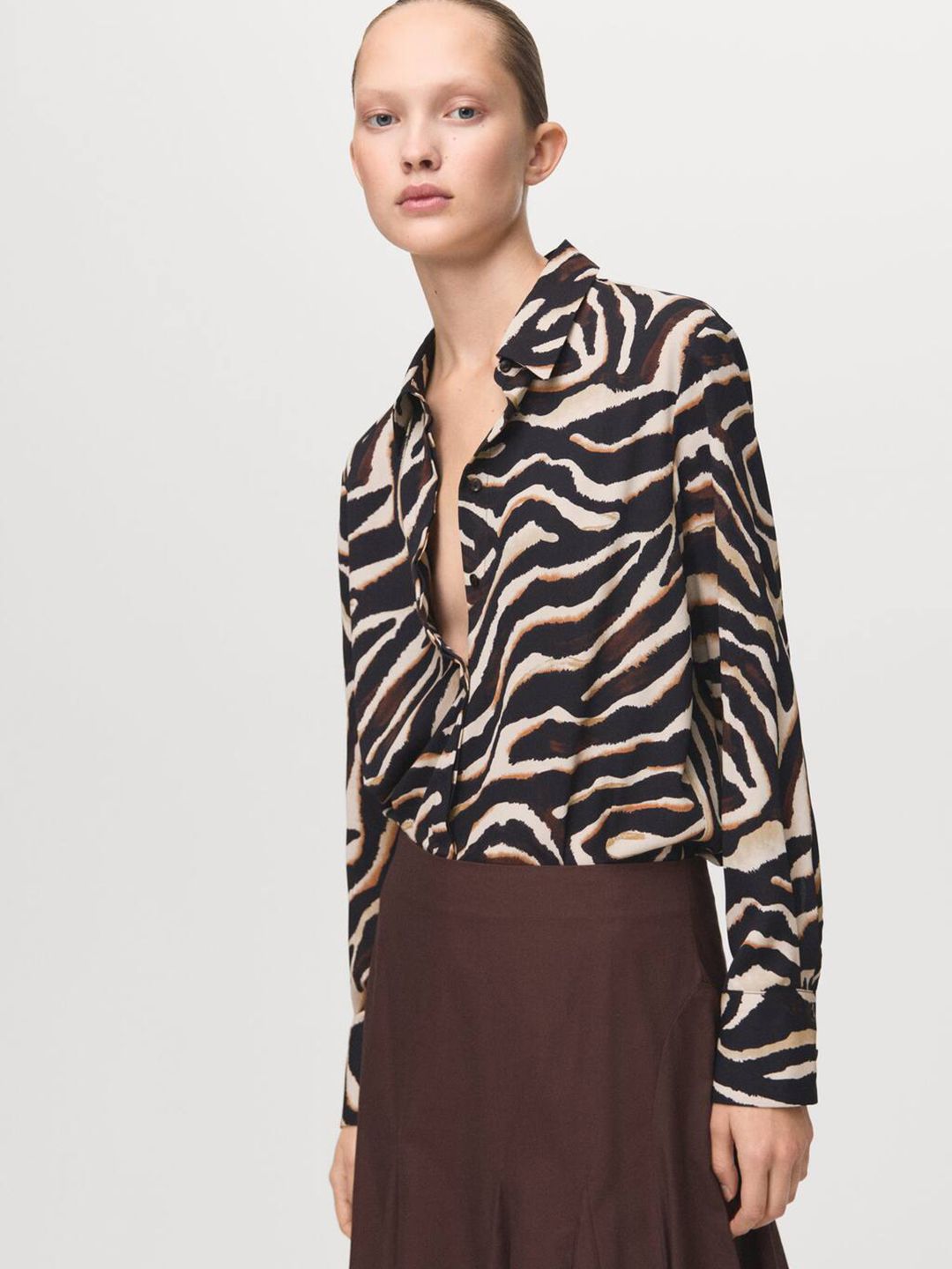 Animal Printed Casual Shirt