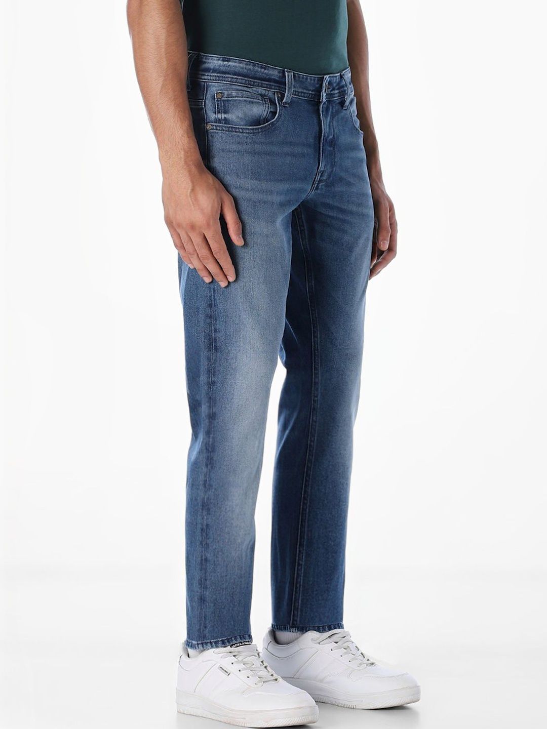 Slim Fit Low-Rise Light Fade Stretchable Jeans