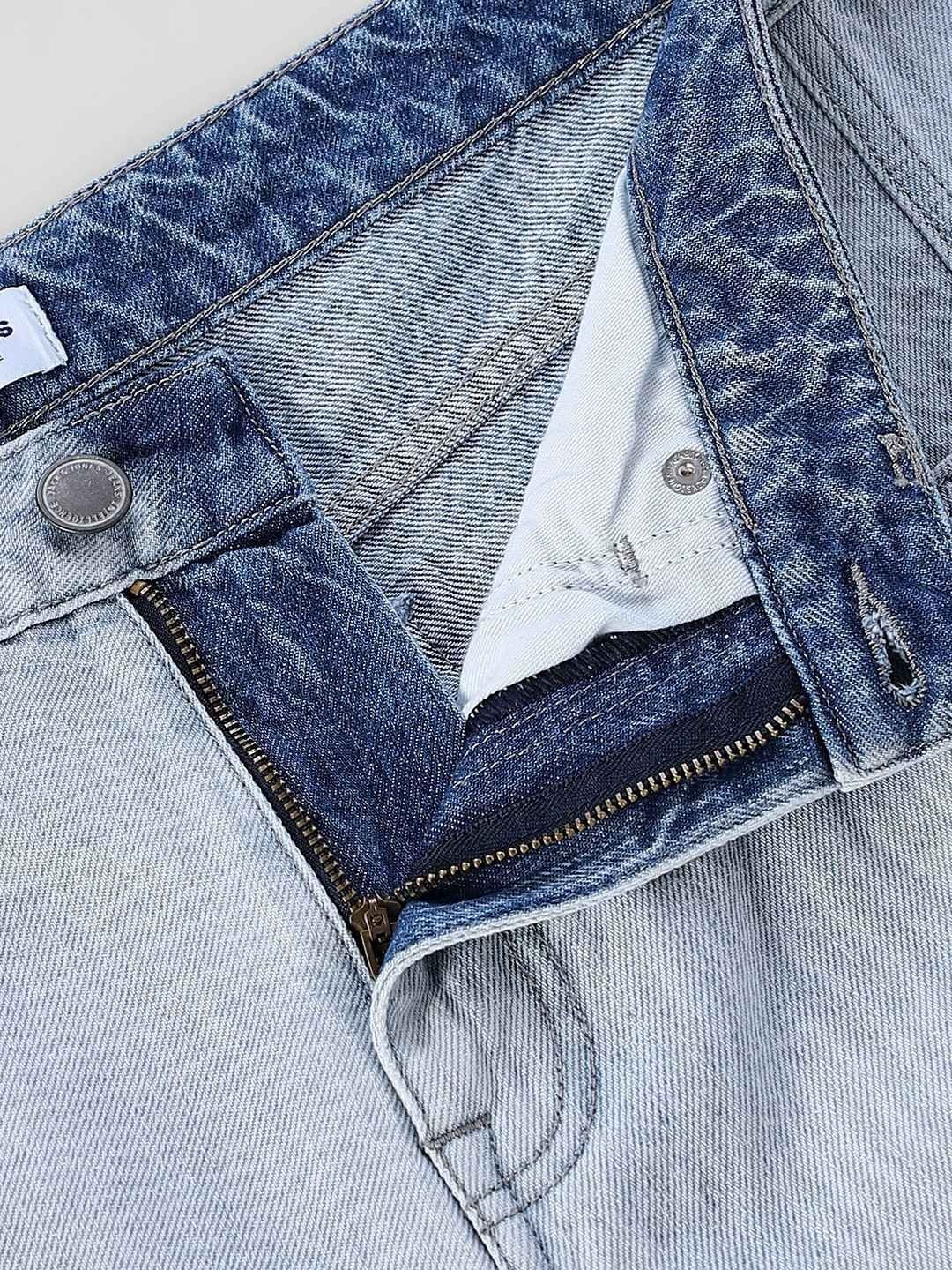 Eddie Wide Leg High-Rise Light Fade Jeans