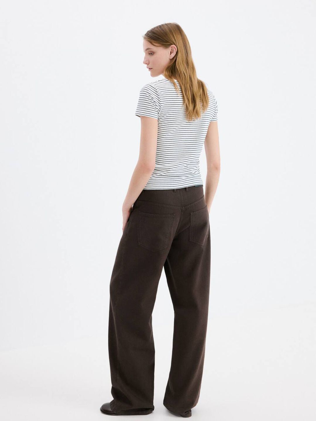 Striped Pure Cotton T-shirt