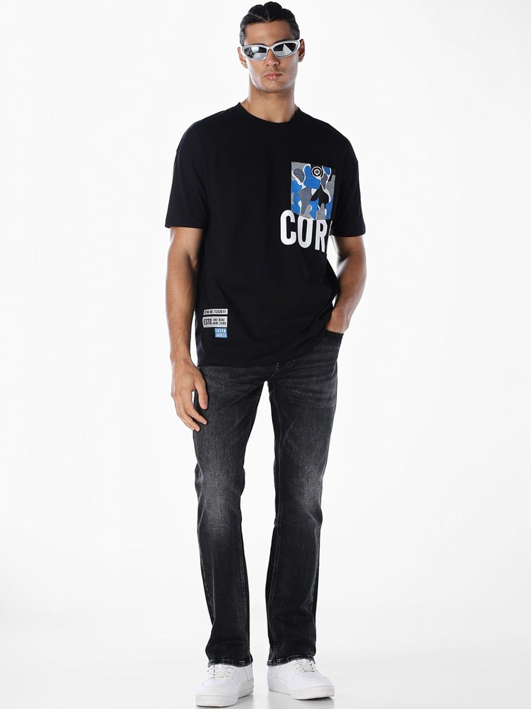 Clark Regular Fit Low-Rise Light Fade Stretchable Jeans