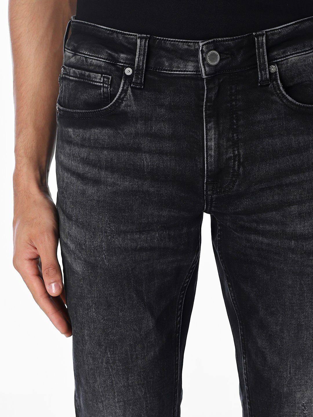 Clark Regular Fit Low-Rise Light Fade Stretchable Jeans