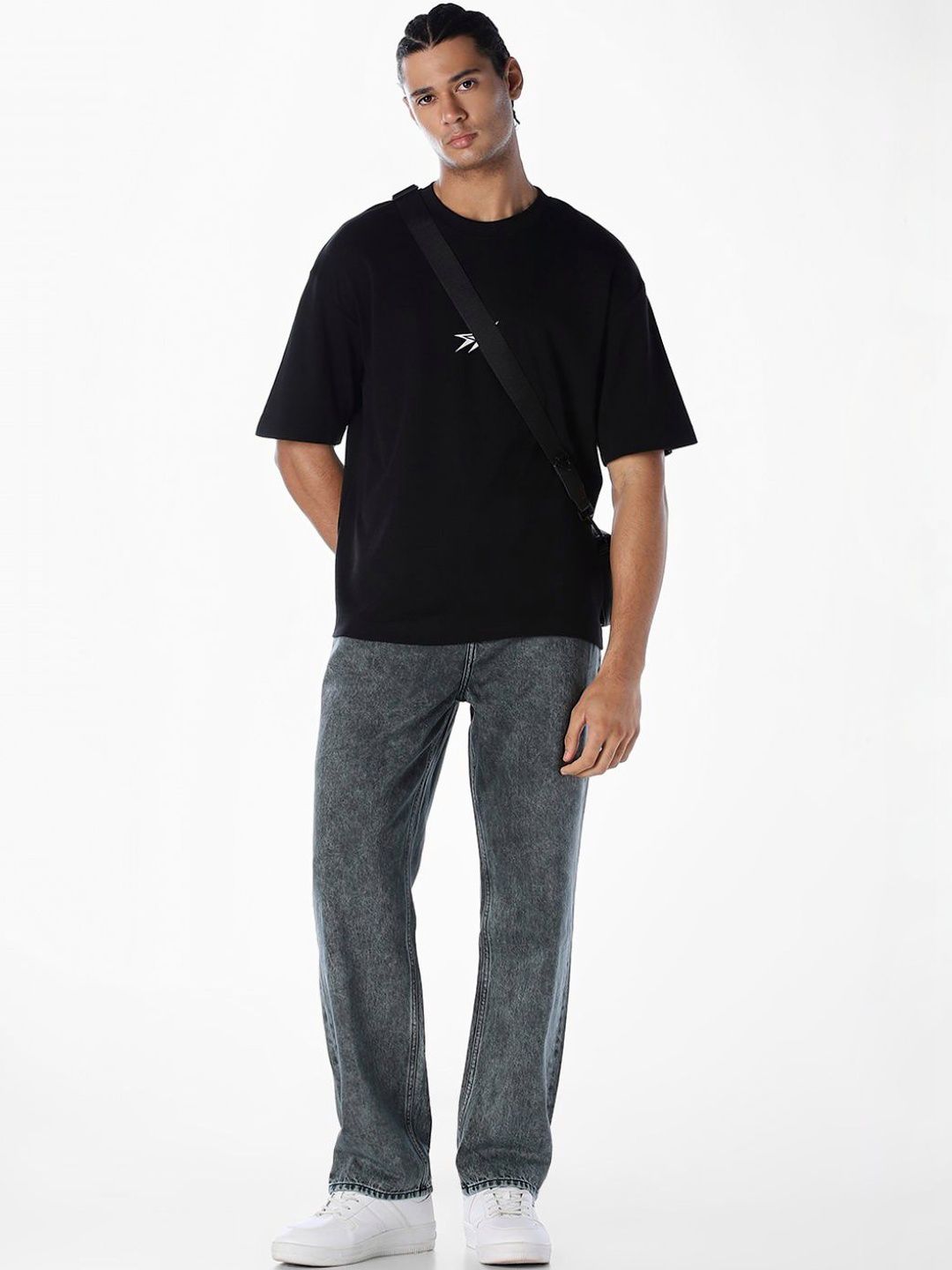Wide Leg High-Rise Heavy Fade Jeans