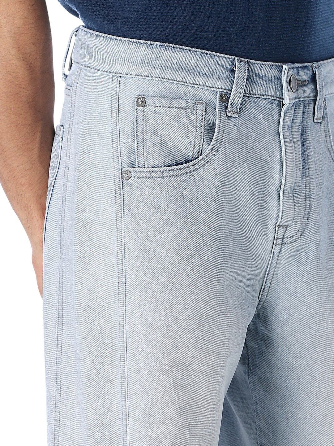 Eddie Wide Leg High-Rise Light Fade Jeans