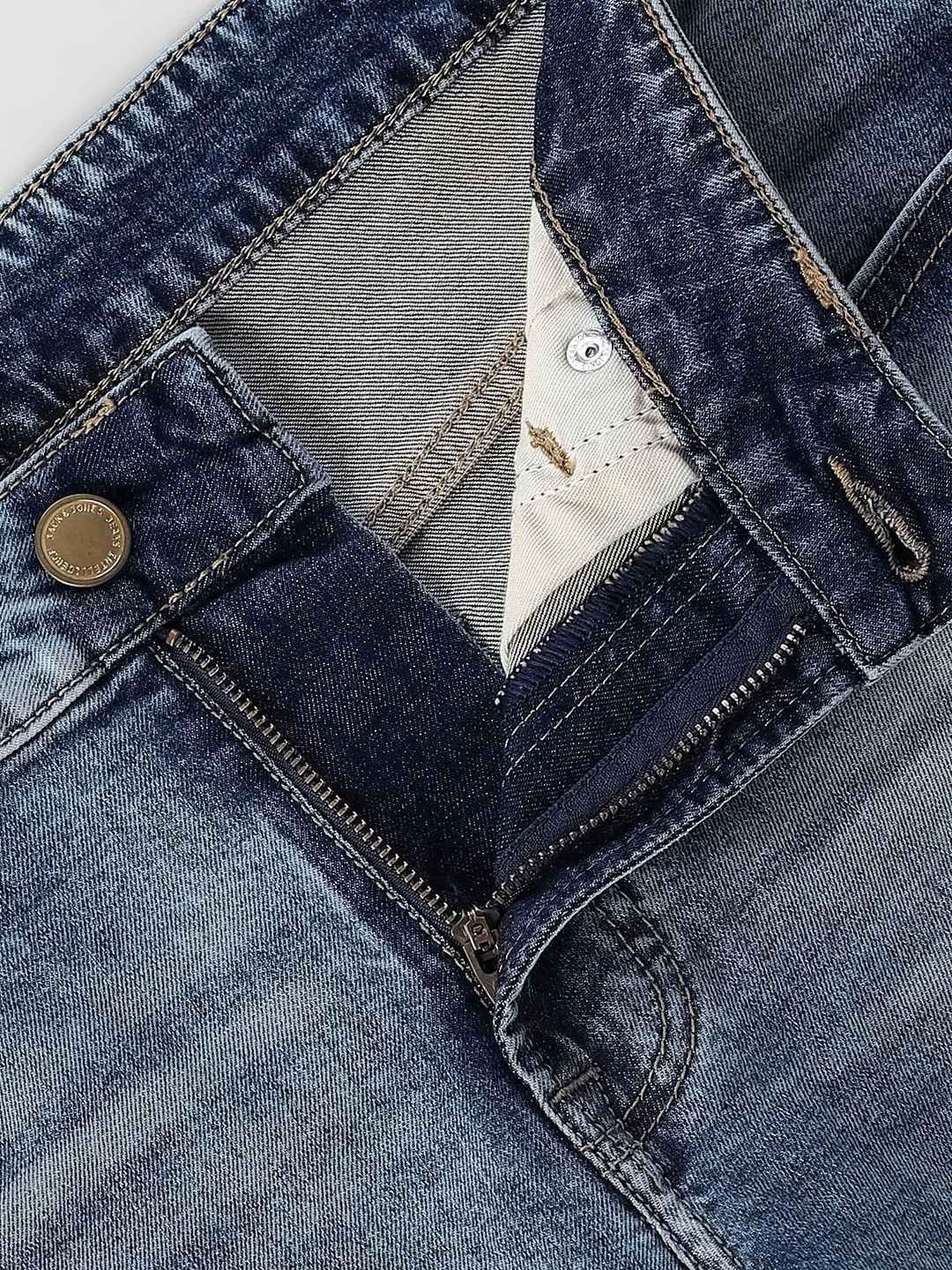 Slim Fit Low-Rise Heavy Fade Stretchable Jeans