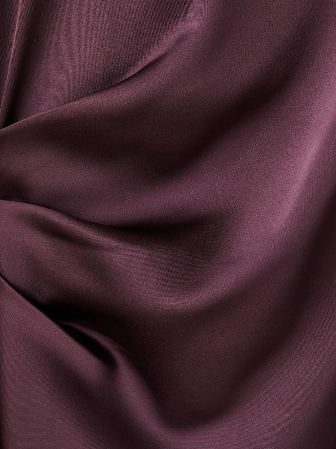 Satin Finish High Neck Sheath Mini Dress