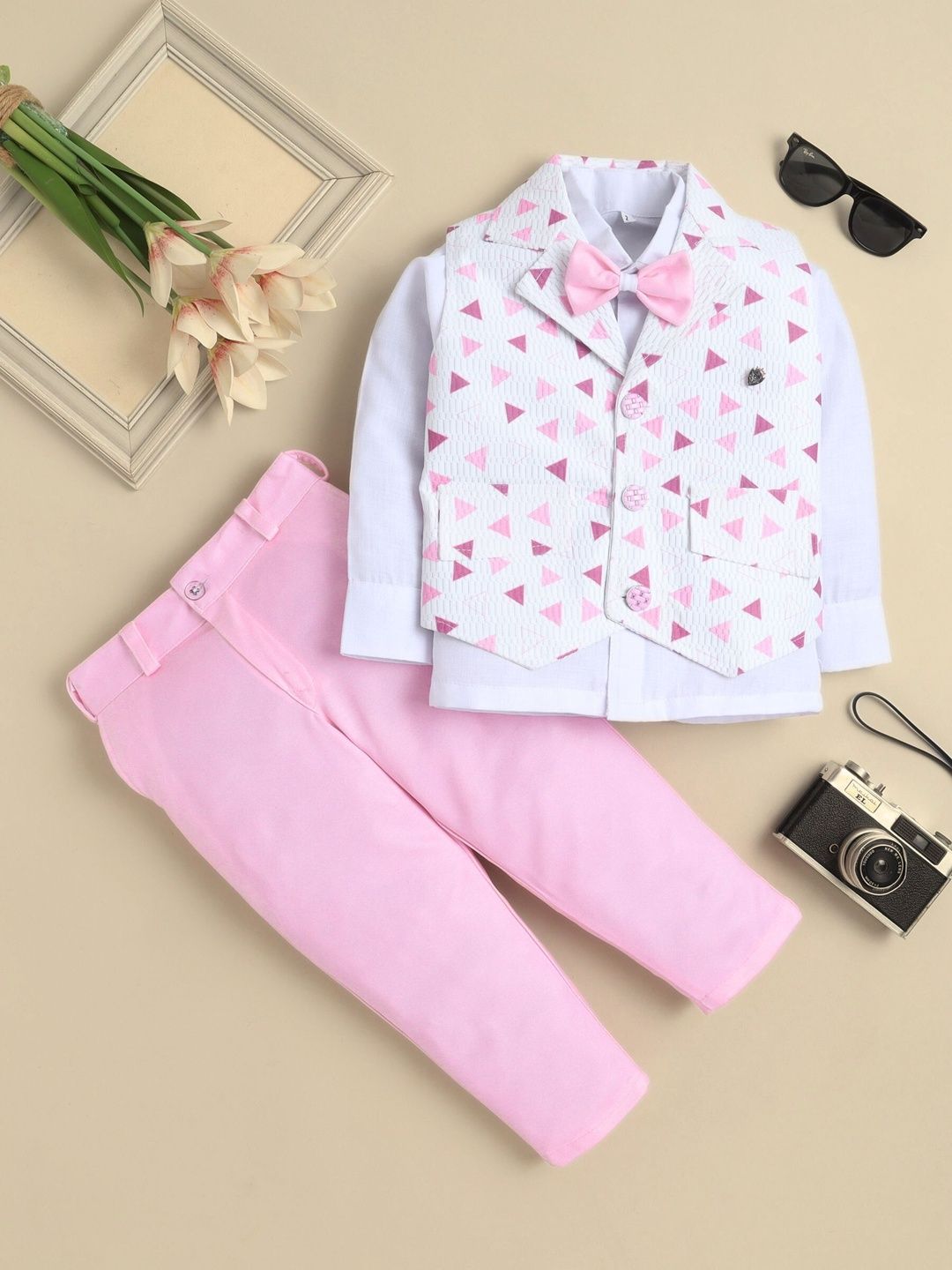 Sangria Boys Single-Breasted Four-Piece Suits