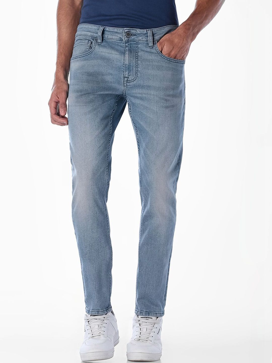 Slim Fit Low-Rise Light Fade Stretchable Jeans