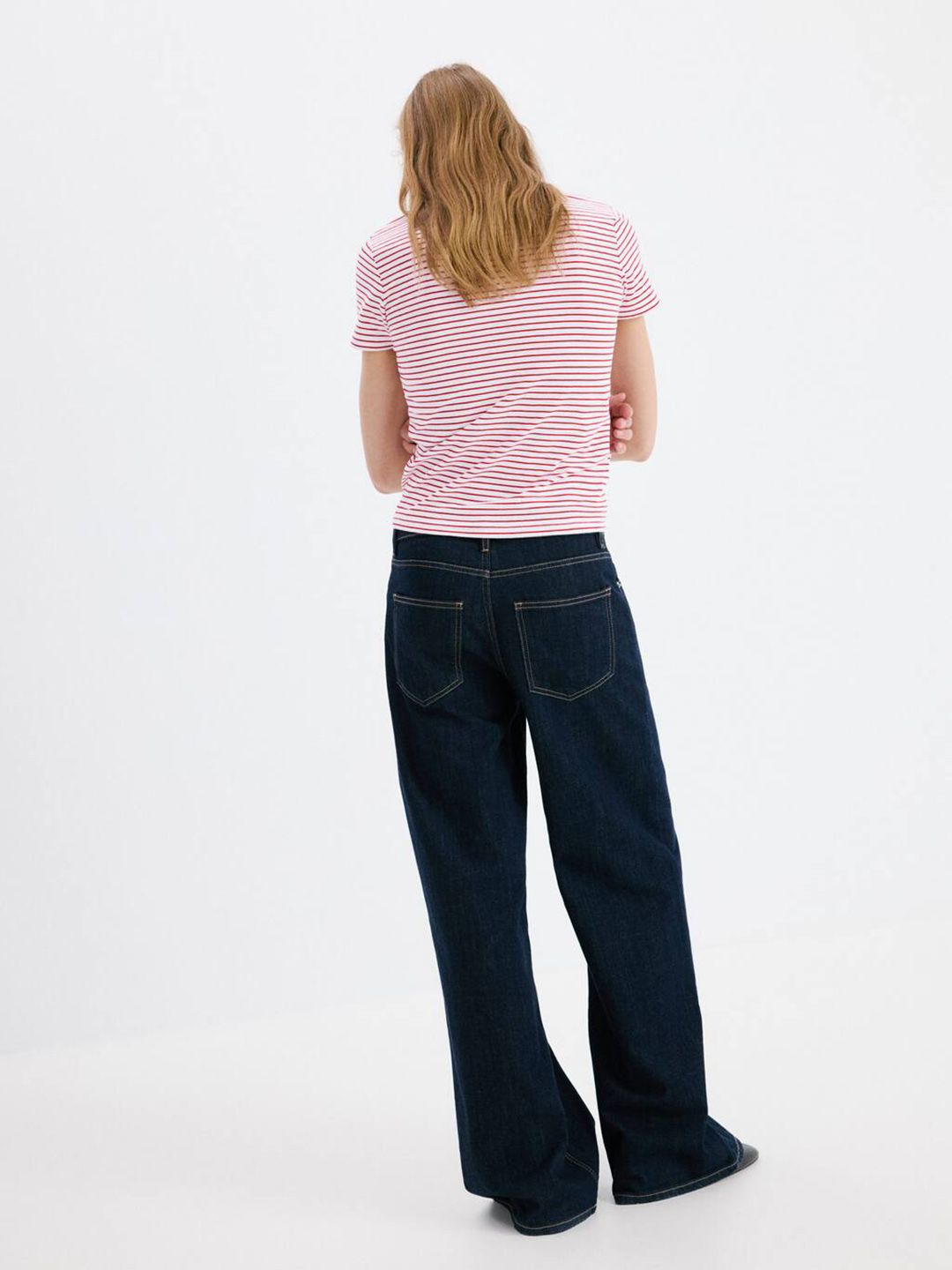 Striped Pure Cotton T-shirt