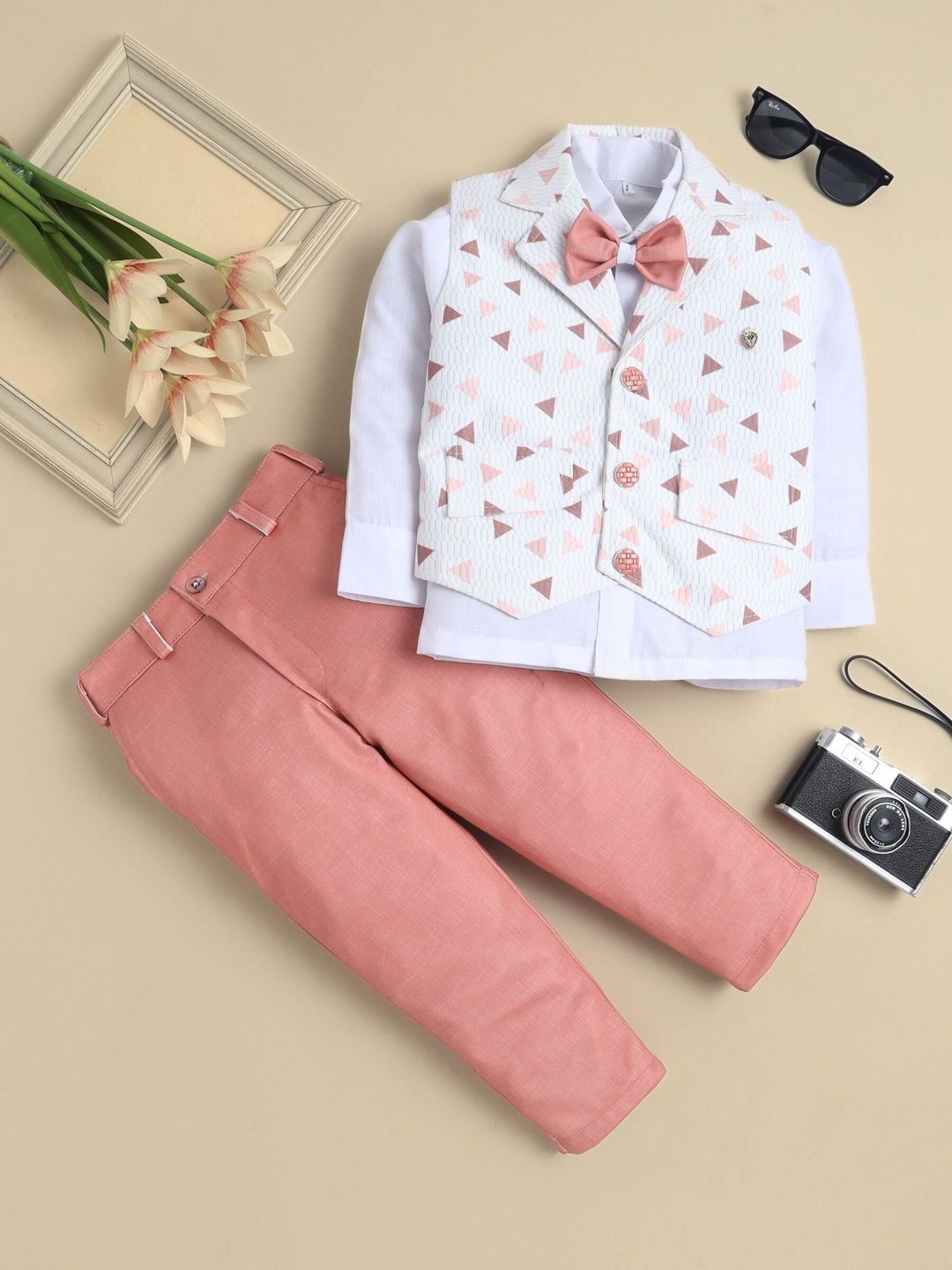 Sangria Boys Single-Breasted Four-Piece Suits