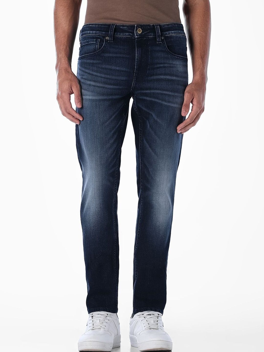 Slim Fit Low-Rise Light Fade Stretchable Jeans