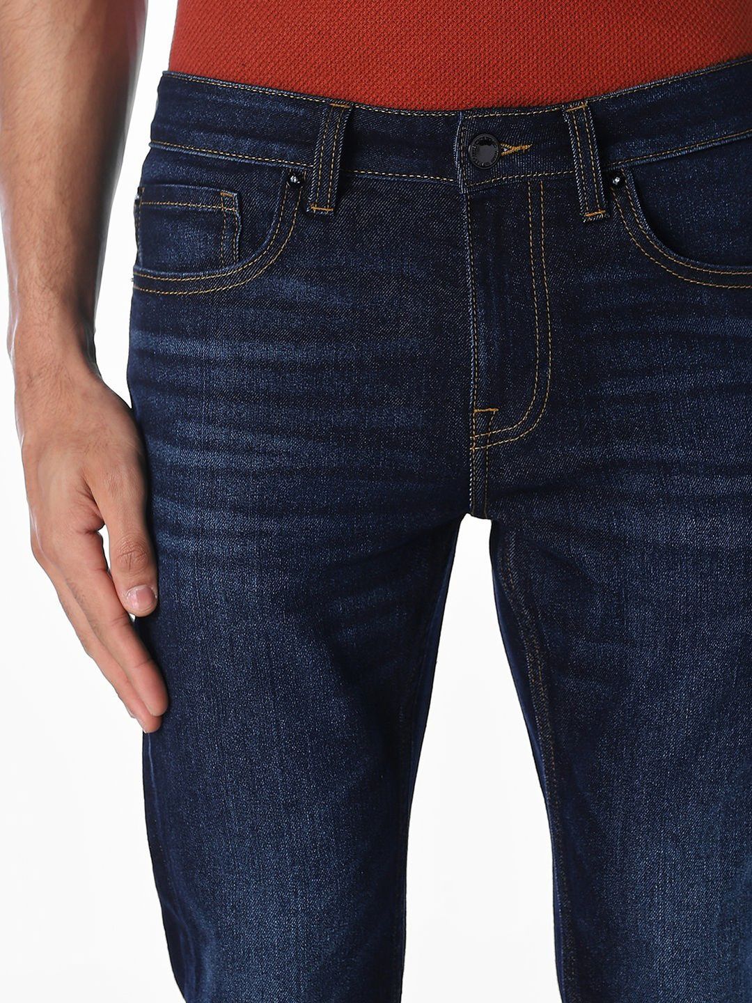 Slim Fit Low-Rise Light Fade Stretchable Jeans