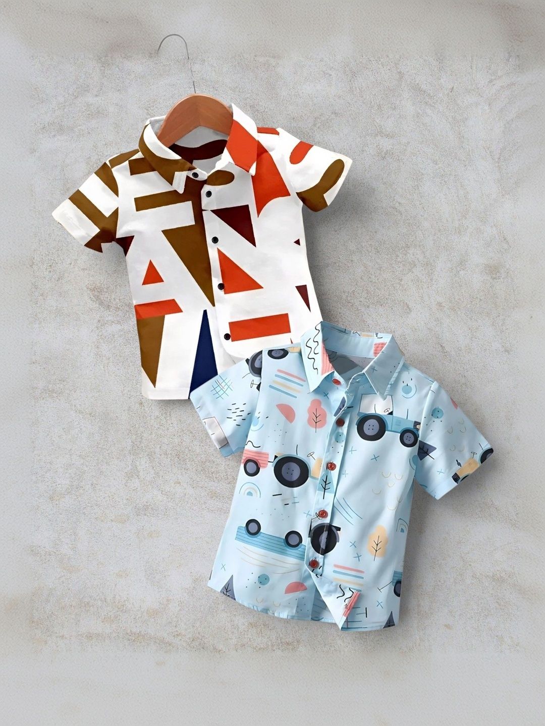 DUTT CREATION Boys Classic Printed Casual Shirt