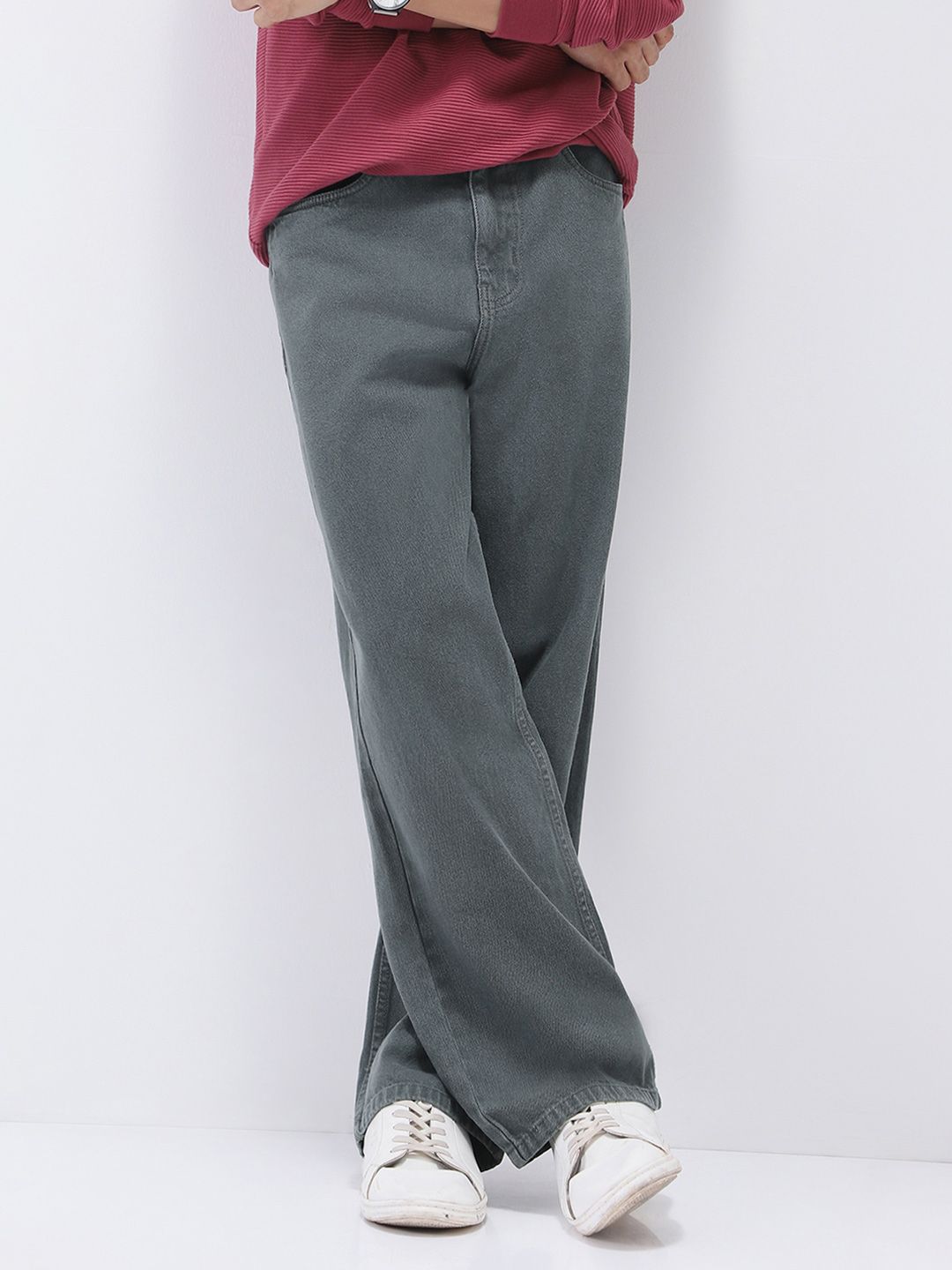 Urbano Fashion Men Loose Fit Washed Non-Stretchable Jeans