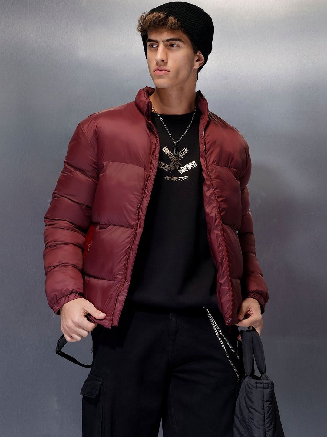 WROGN Men Lightweight Puffer Jacket