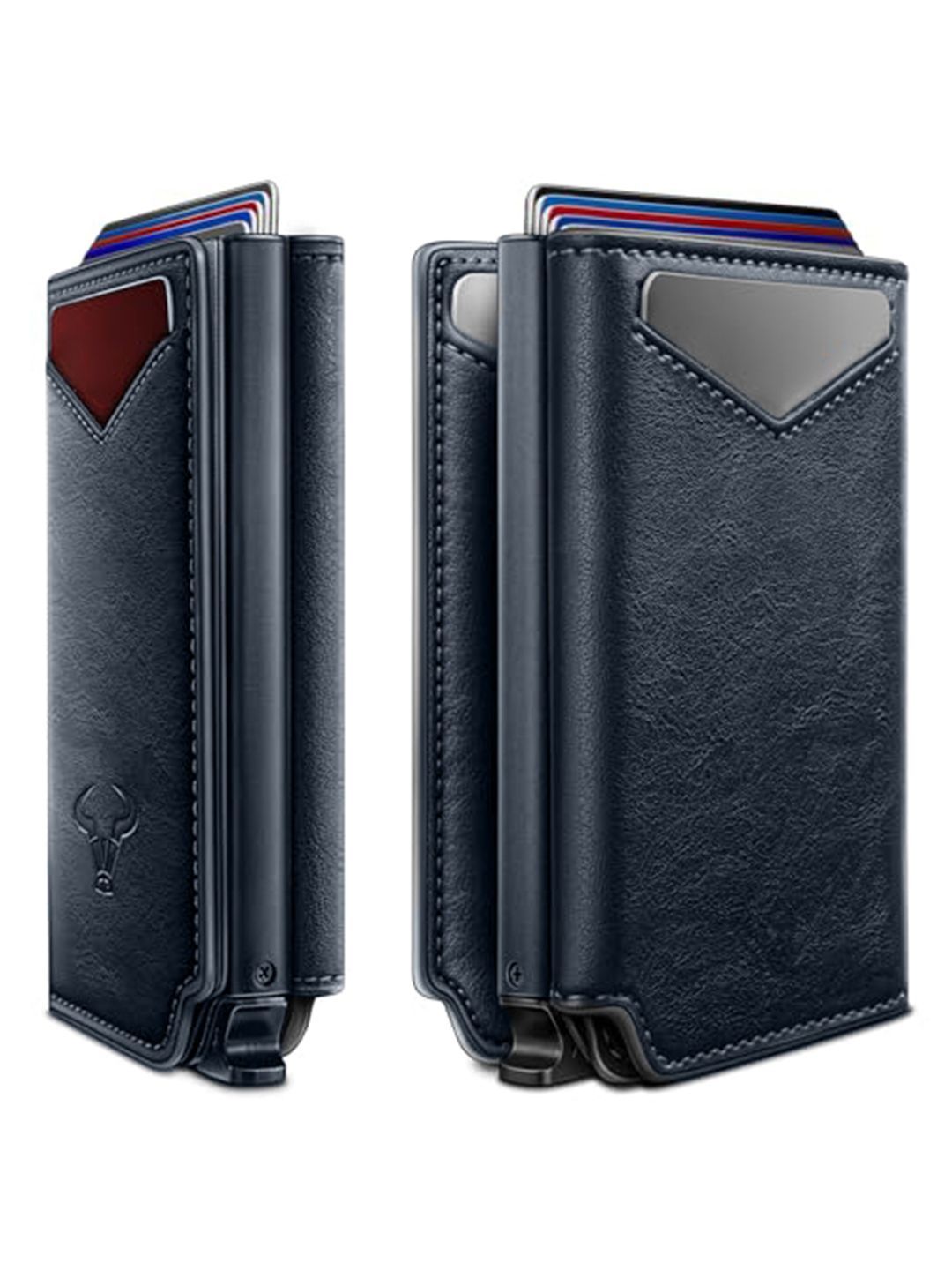 VOGARD Unisex Textured Leather Card Holder