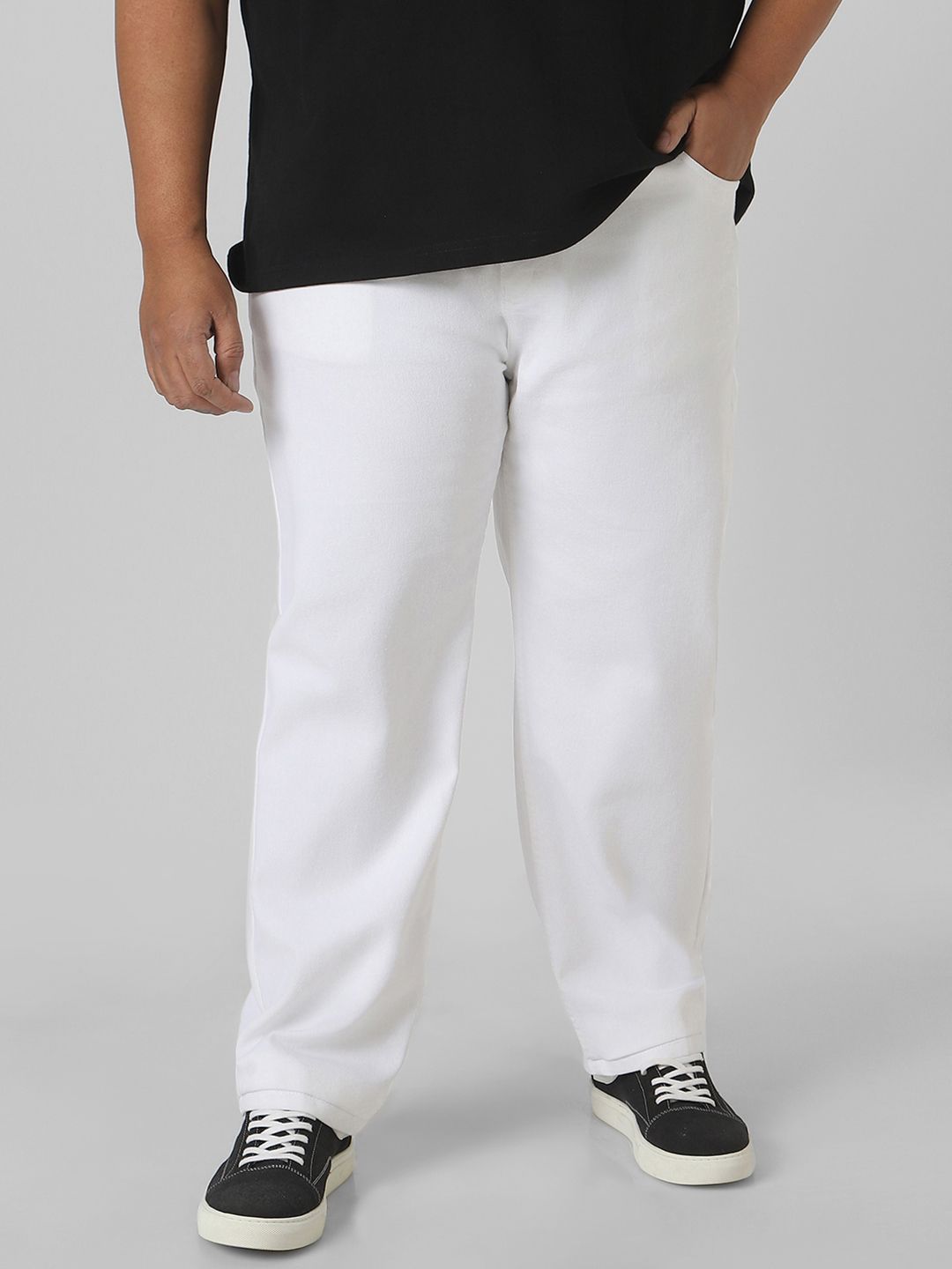 Urbano Plus Men Regular Fit Washed Stretchable Jeans