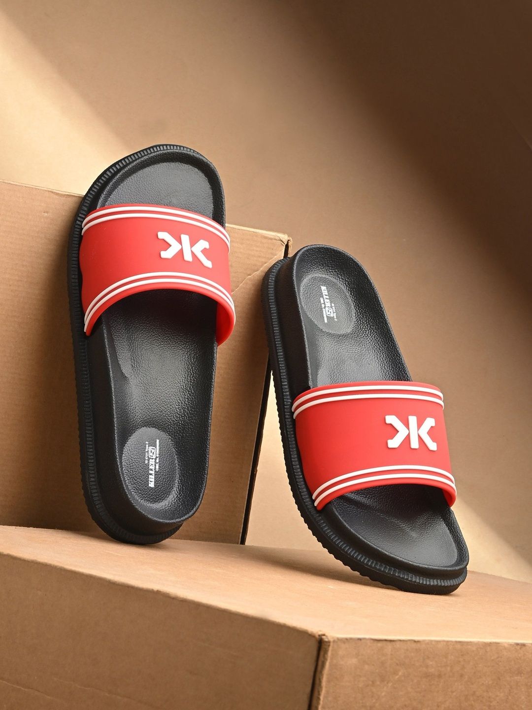 Killer Men Colourblocked Sliders
