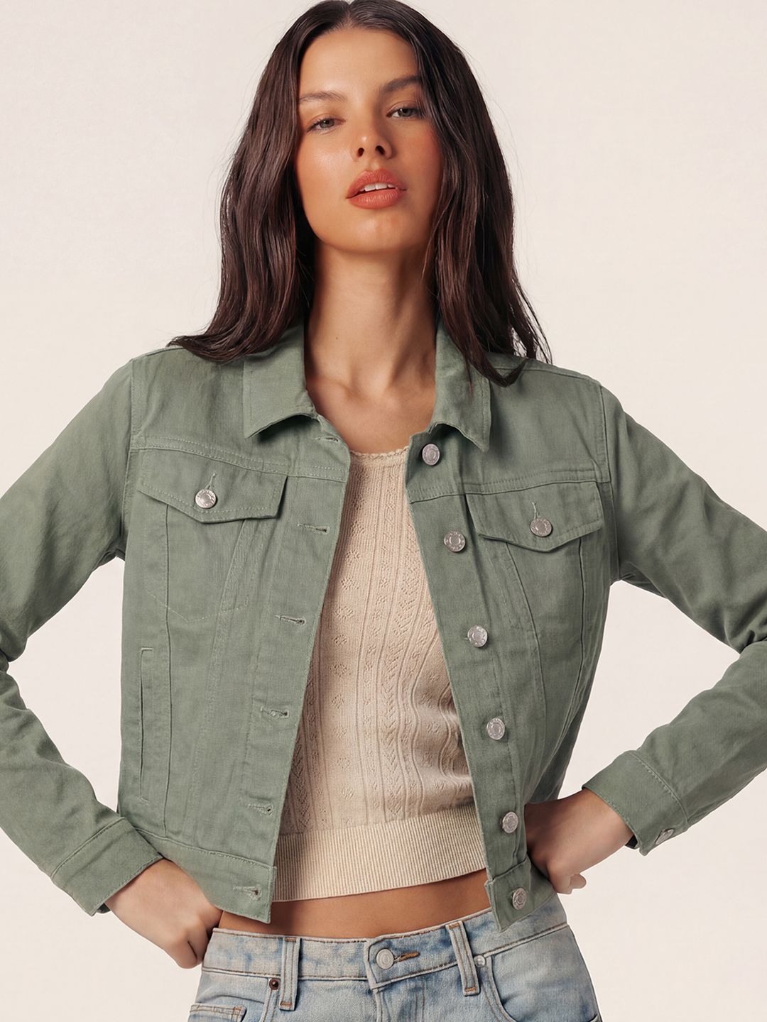 Tokyo Talkies Women Open Front Jacket