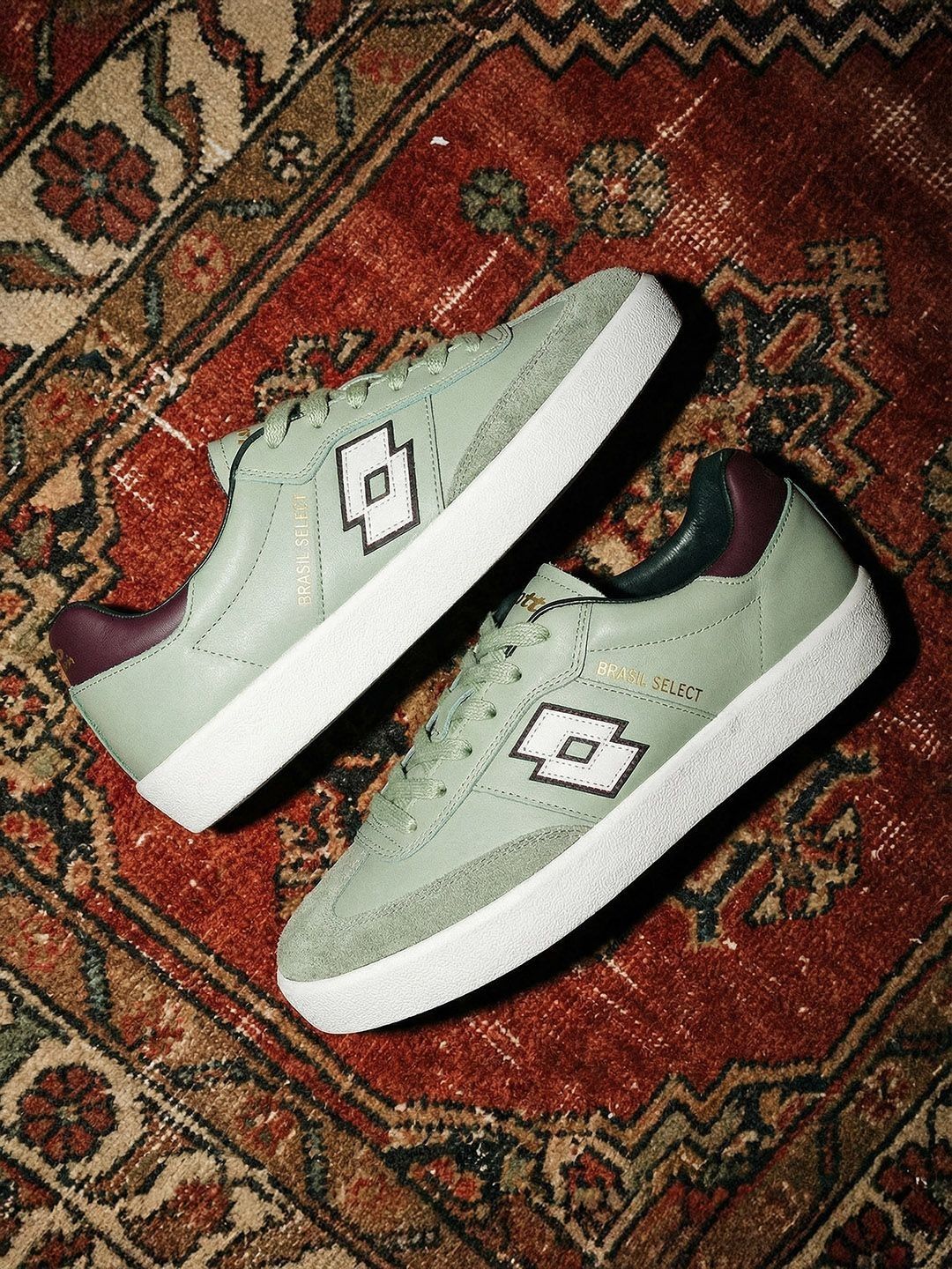 Lotto Lotto Men Colourblocked Leather Sneakers
