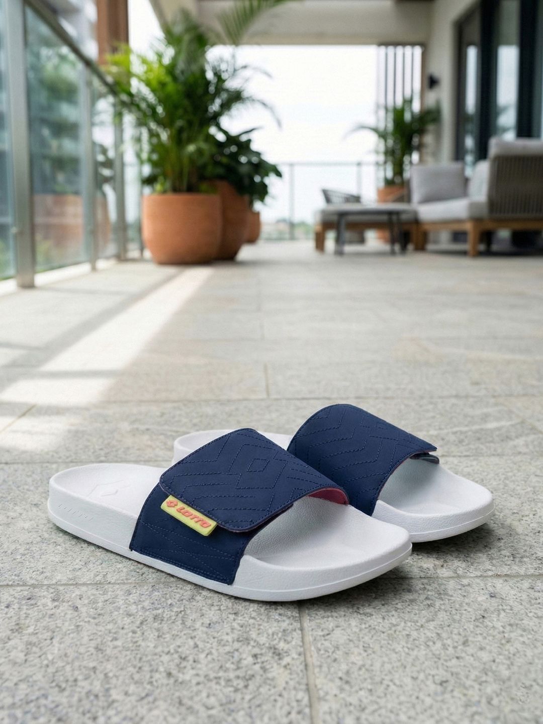 Lotto Men Enduro - Powder Navy Slides