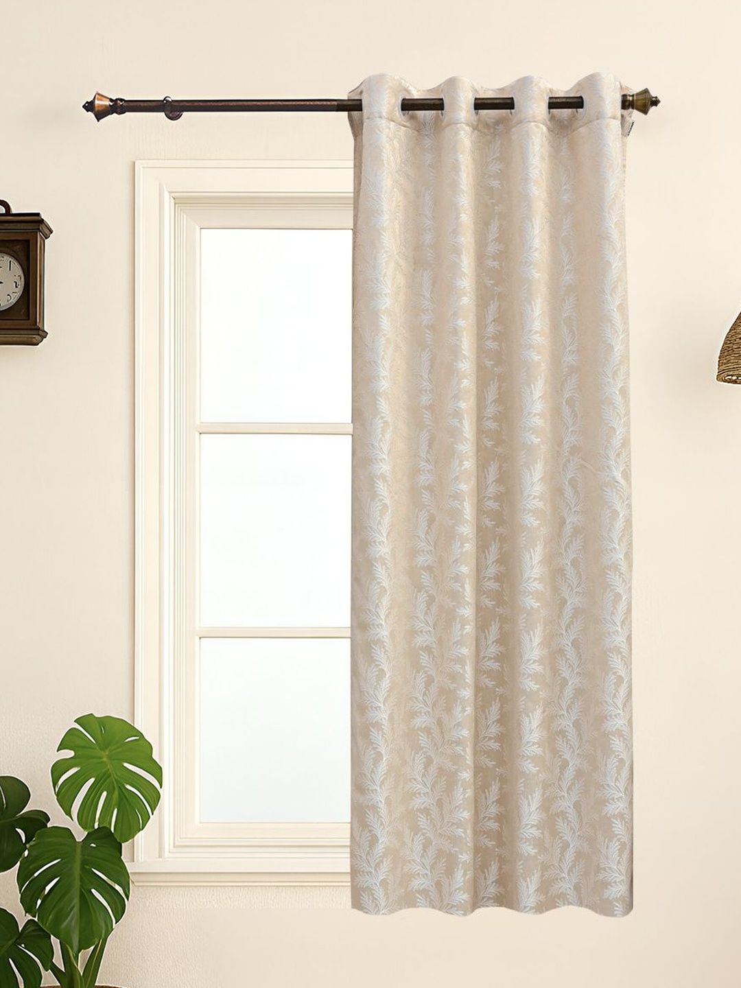 Ariana Ariana Beige & Beige Window Curtain